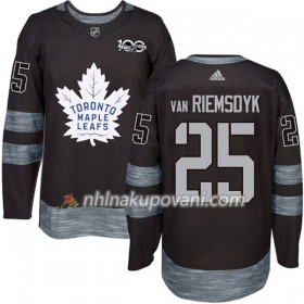 Toronto Maple Leafs Dresy James Van Riemsdyk 25 1917-2017 100th Anniversary Adidas Černá Authentic - Pánské